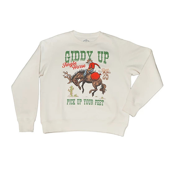 New!Blue Mountain  Women's Merry and Bright Fleece Sweatshirt | Tractor Supply