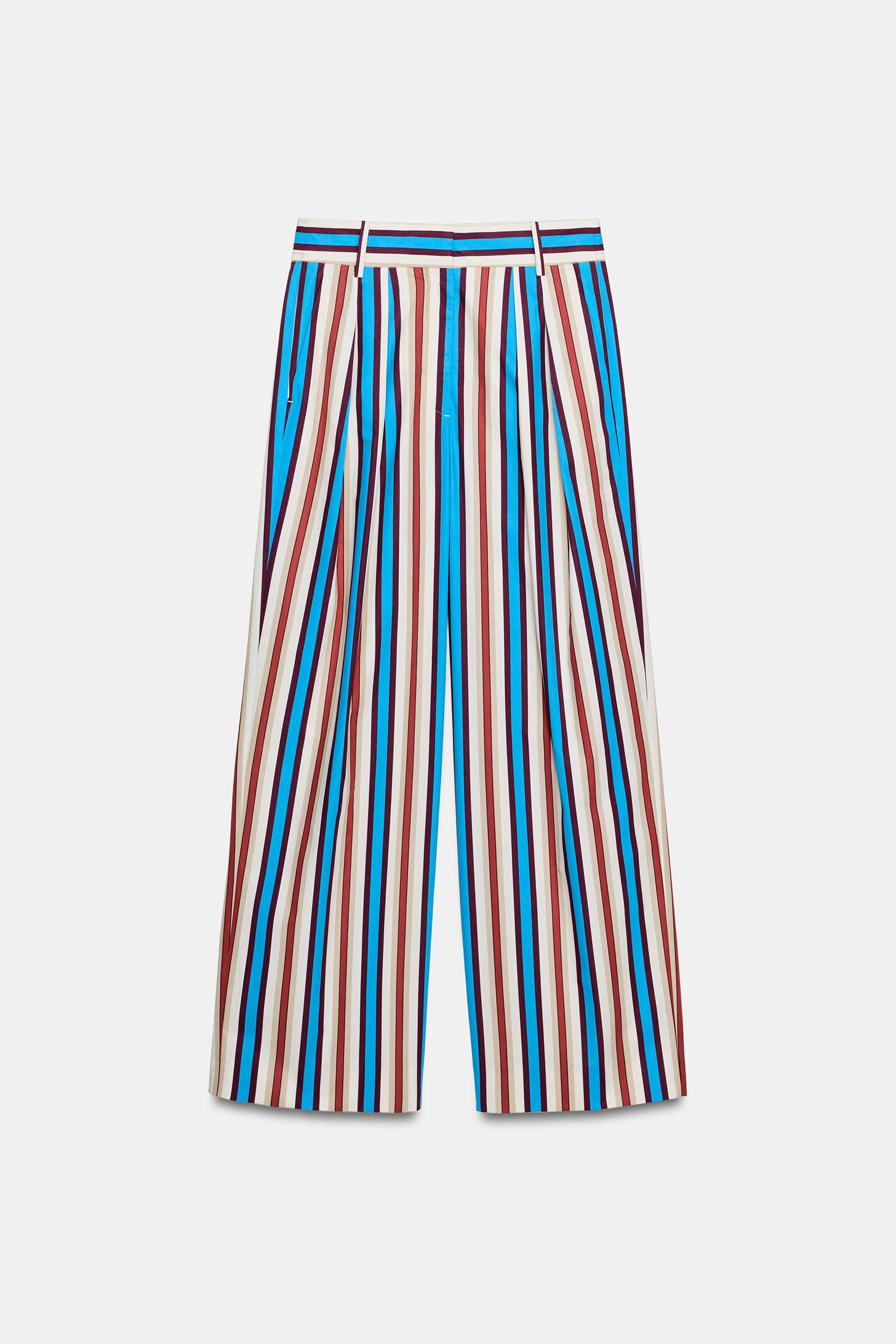ZW COLLECTION STRIPED TROUSERS | Zara AU