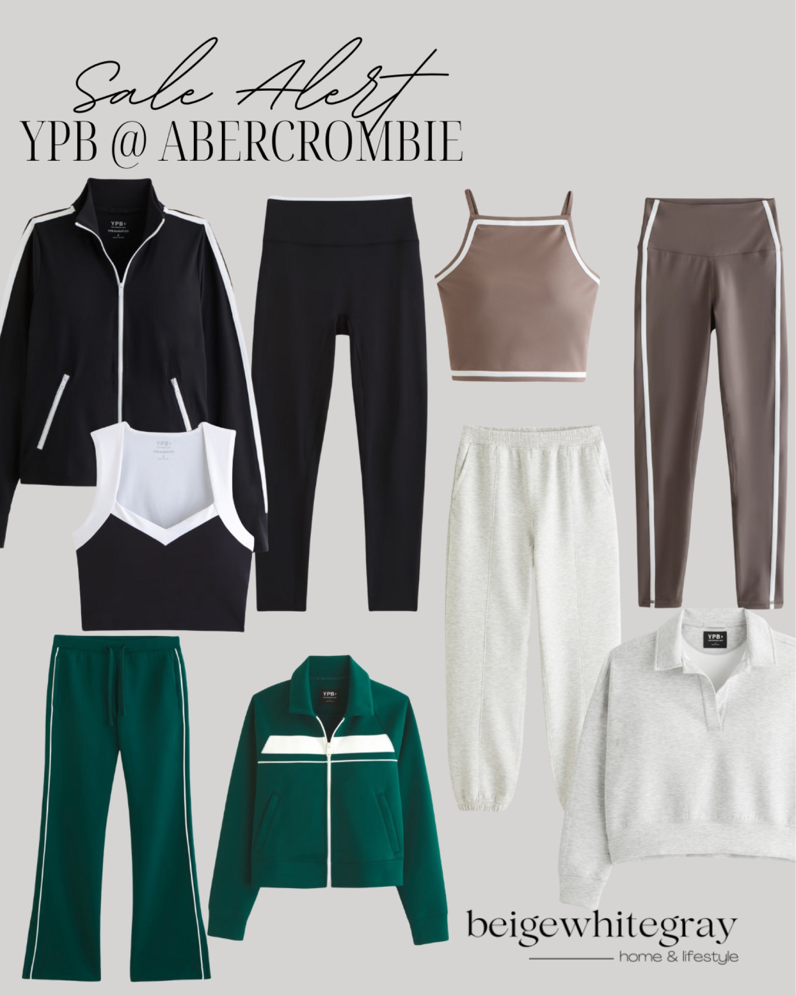 YPB athleisure wear @ Abercrombie in sale right now!! 

#LTKFindsUnder100 #LTKSaleAlert #LTKHome