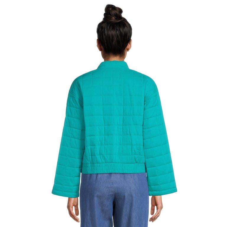 The Get Women’s Cropped Bomber Jacket | Walmart (US)