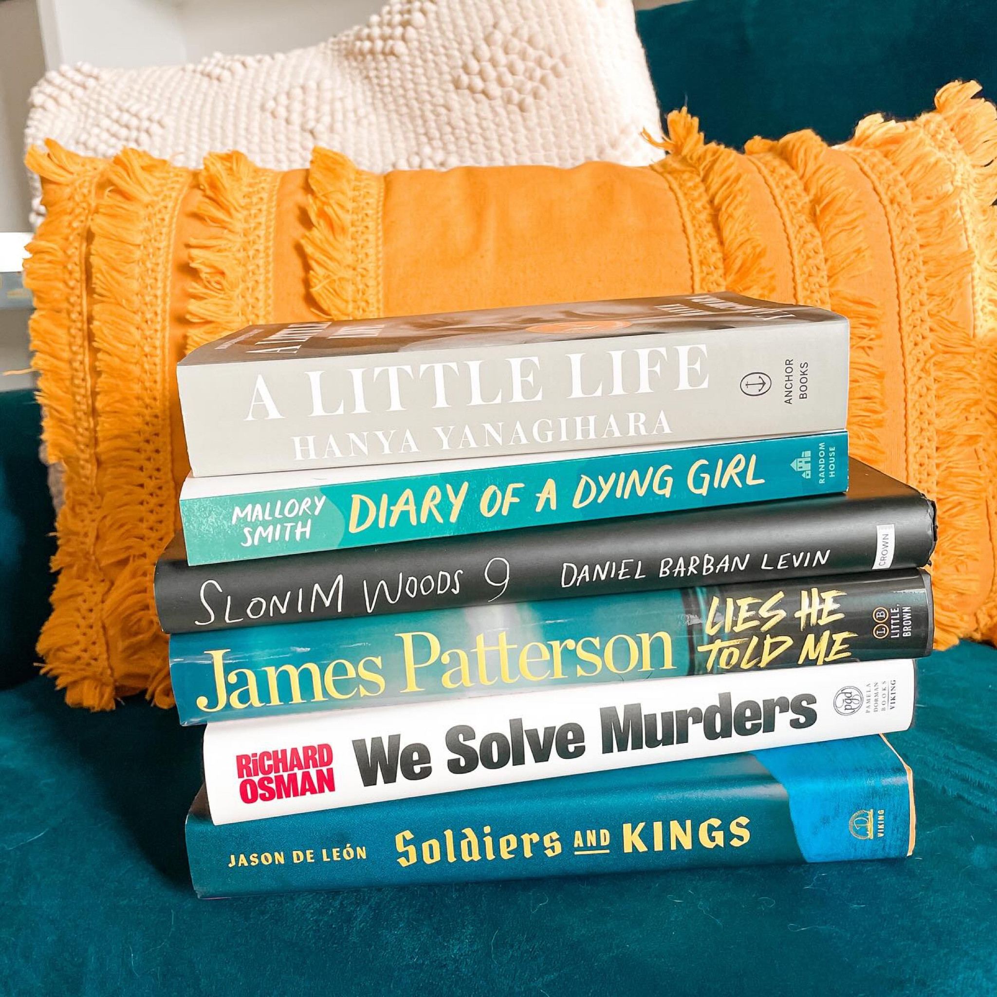 📚 BOOK HAUL 📚

I know I said I was working on reducing the books on my shelves, BUT I had some gift cards that needed to be spent 🤣 so I did a little book shopping over the weekend. Here’s what I grabbed:

😢 A Little Life (recommended by my friend, @killahila)
🧒 Diary of a Dying Girl
🏫 Slonim Woods 9 (because cults)
📖 Lies He Told Me (recommended by @maddies.reads)
🐈‍⬛ We Solve Murders (recommended by @the_unsophisticated_reader)
👑 Soldiers and Kings (recommended by @kenzienoelle.reads)

Have you read any of these? Which should I start with?

#bookhaul #barnesandnoble #bookstack #newbooks #tbrstack #tbrpile #newbookalert #readingisfun #jamespatterson #bookish #bibliophile #bookhauls #bookobsessed #richardosman #2025reads #nonfictionbooks #nonfictionbookparty #botwxbs #booksparks

#LTKHome #LTKFindsUnder50