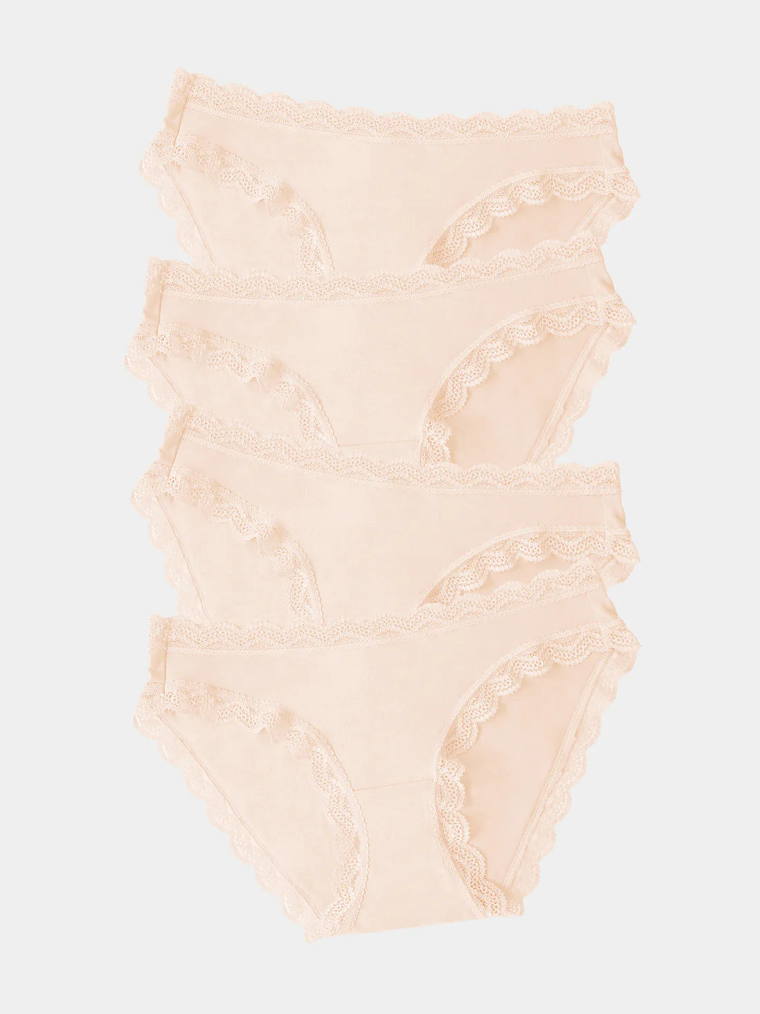 The Original Knicker Four Pack - Sand | Sustainable TENCEL™ Underwear | Stripe and Stare