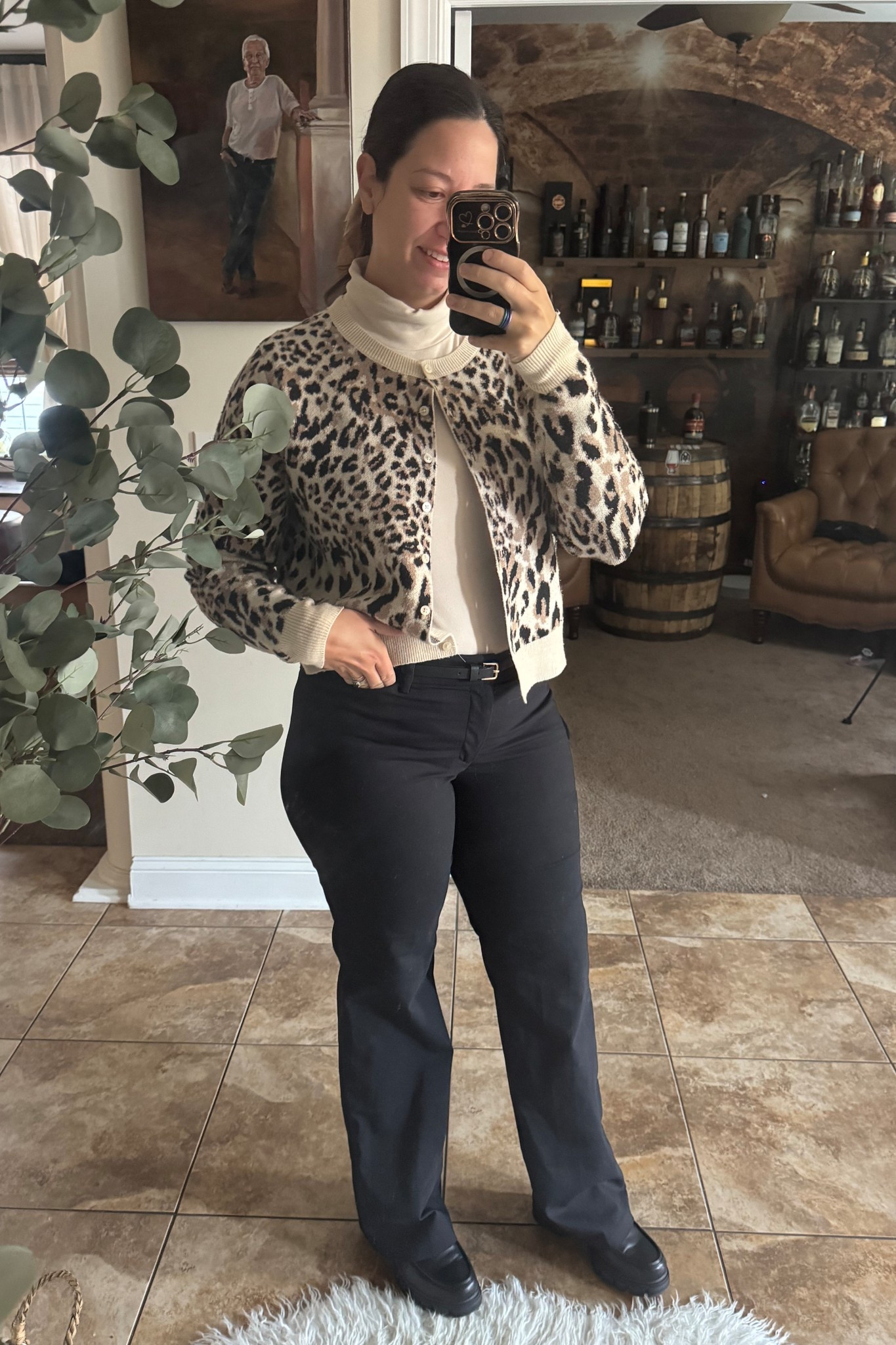 I wore this to work last week, these are my favorite work pants, they have a stretchy band and super comfy! 

#LTKMidsize #LTKootd #LTKSeasonal