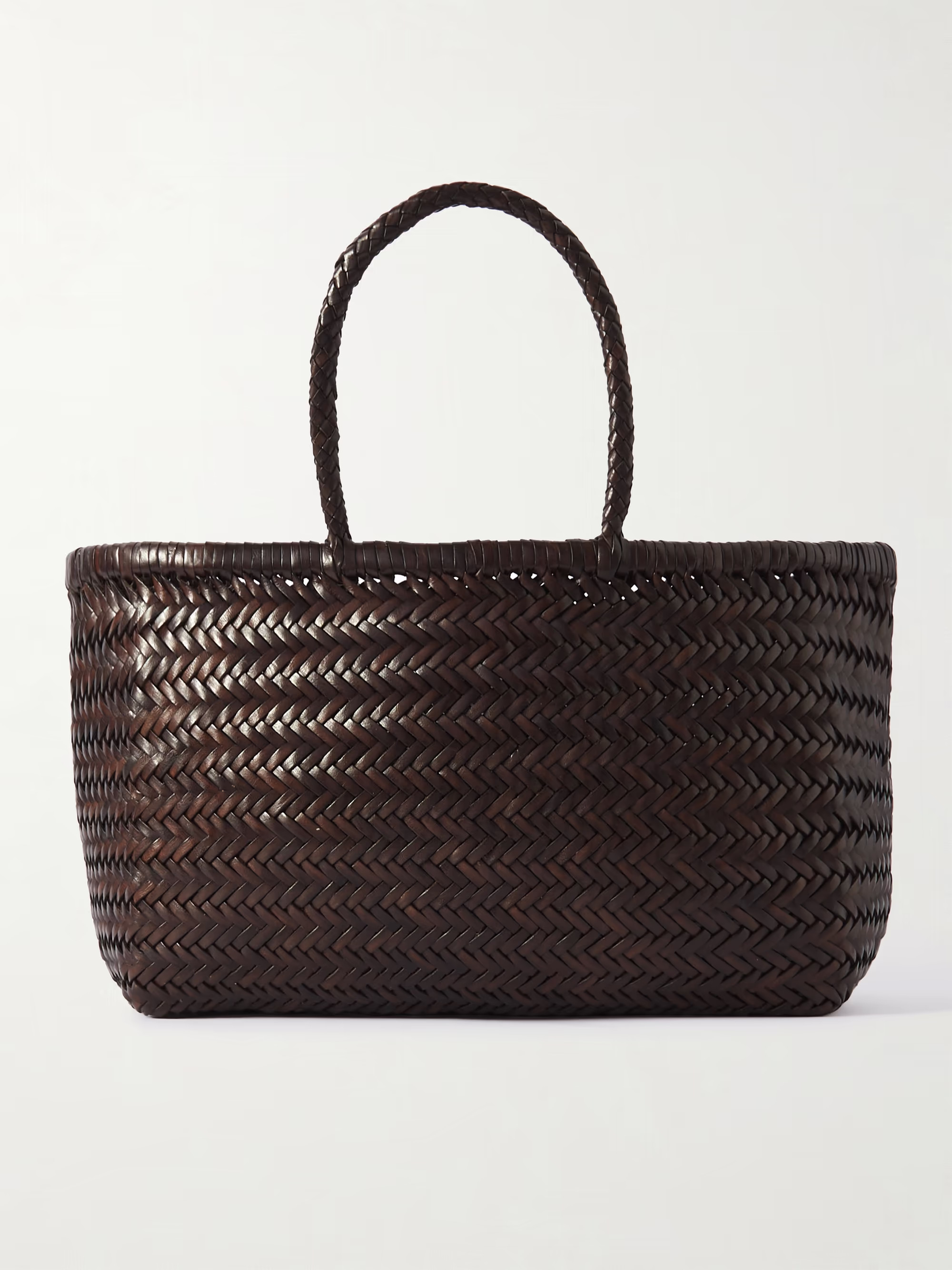Bamboo Triple Jump woven leather tote | NET-A-PORTER (UK & EU)