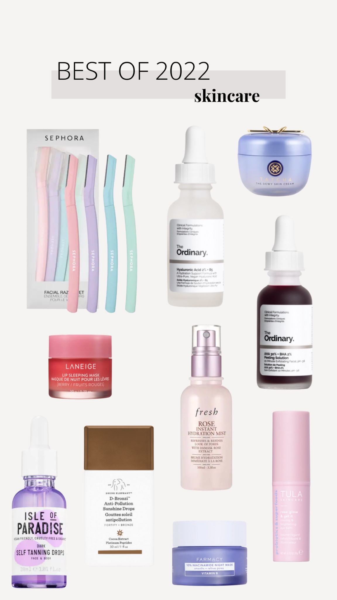 My favorite skincare products of 2022 ✨✨

#LTKFind #LTKSeasonal #LTKbeauty