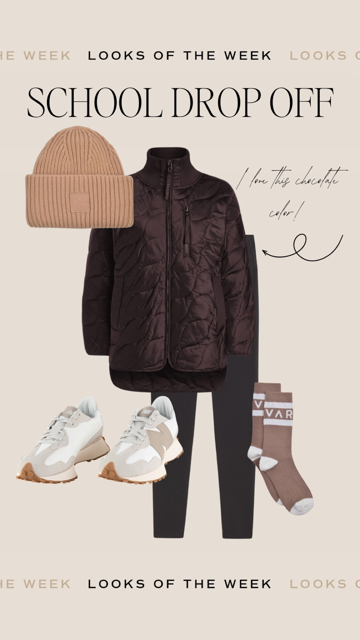 School drop off outfit styled by Becky. Casual fall outfit 