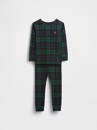 Kids & Baby Organic Brushed Cotton Holiday PJ Set | Gap (US)