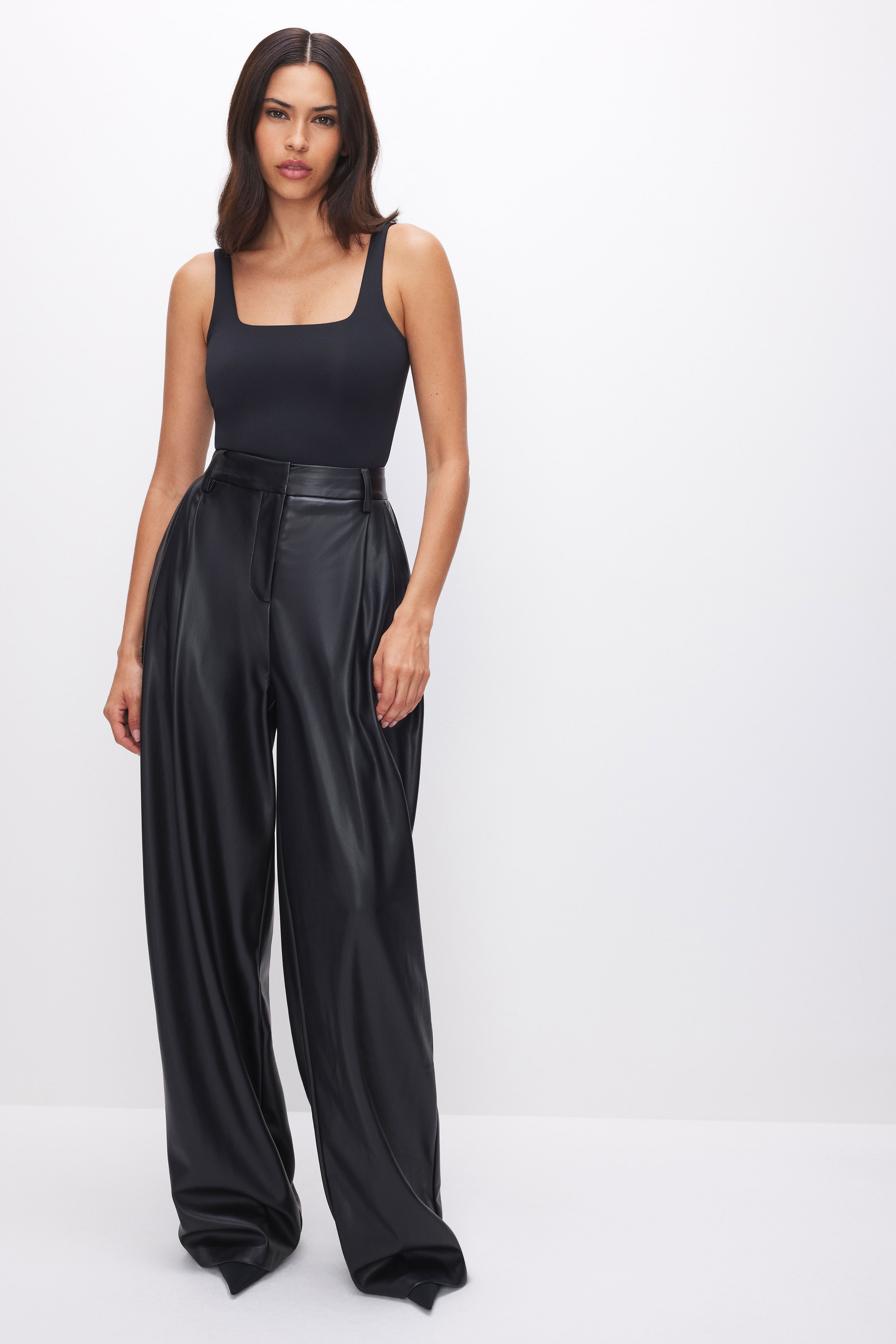 SCUBA MODERN TANK BODYSUIT | BLACK001 - GOOD AMERICAN | Good American