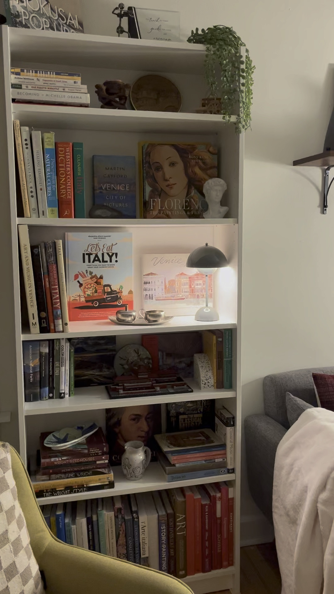 My studio/entrance room is slowly starting to feel like home! Fall vibes! Bookshelves, living room, studio, working from home, home decor, fall decor, loveseat, washable rug

#LTKStyleTip #LTKHome #LTKFallSale