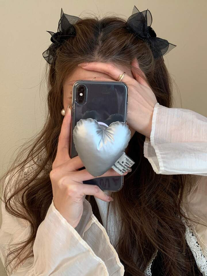 2pcs Bow Fairy Decor Hair Claw Cute Halloween Witch Valentine's Day Valentines | SHEIN