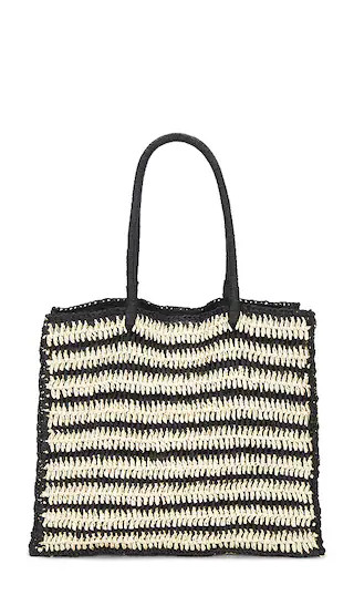 Torino Tote in Natural & Black | Revolve Clothing (Global)