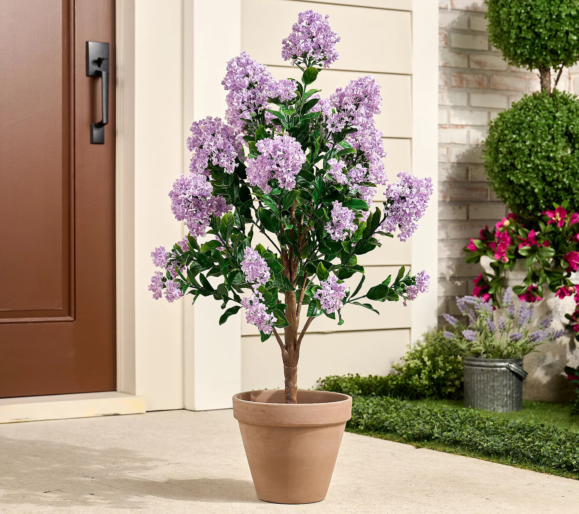Wicker Park 3' Faux Lilac Tree | QVC