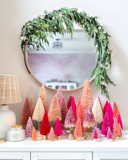Christmas Decor - Bottle brush Trees

The easiest way to dress up a space for the holidays 🌲✨

#LTKunder50 #LTKhome #LTKHoliday