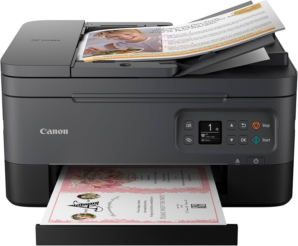Canon PIXMA TR7020a All-in-One Wireless Color Inkjet Printer, with Duplex Printing, Mobile Printi... | Amazon (US)