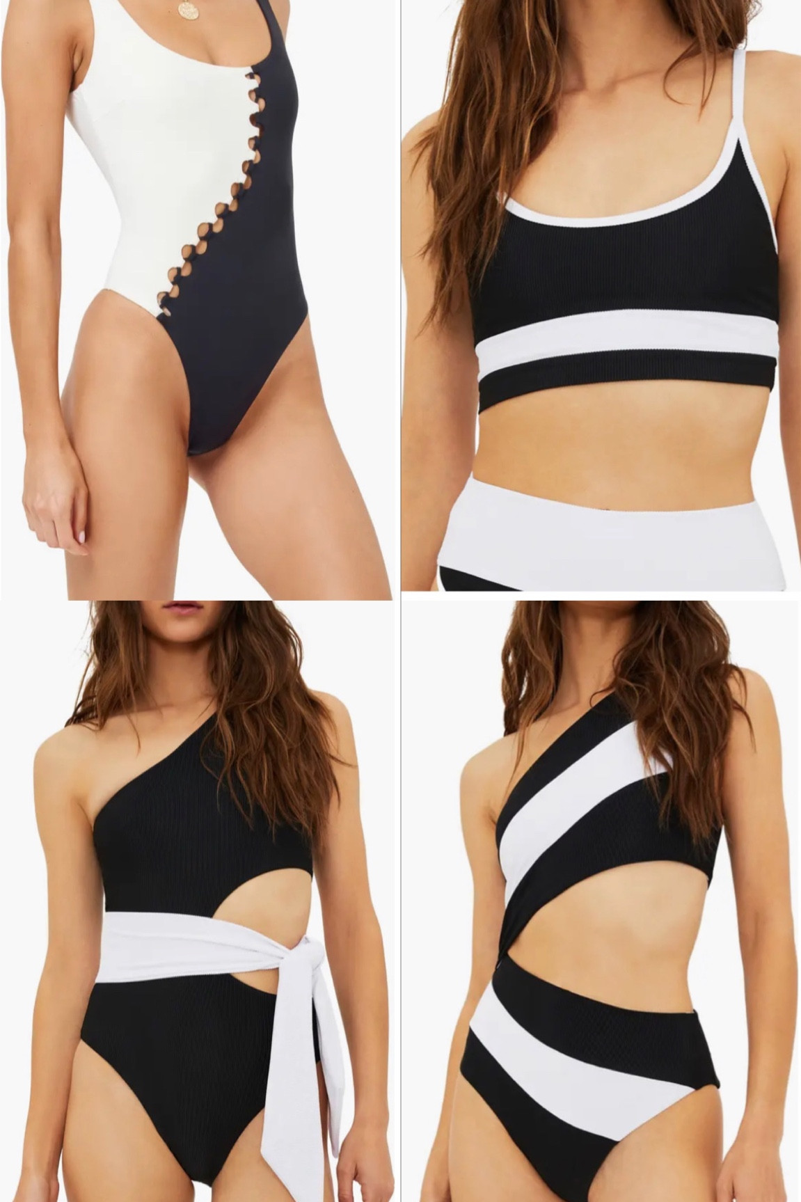 Black & white swim for vacay

#LTKtravel #LTKSale #LTKswim