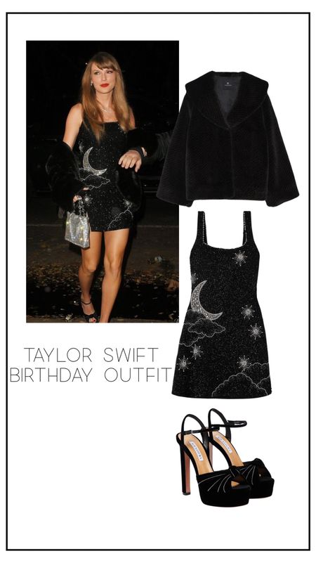 Taylor Swift birthday outfit - exact items and similar items. Constellation sequins dress. 
.
.
.
… 

#LTKparties #LTKSeasonal #LTKstyletip