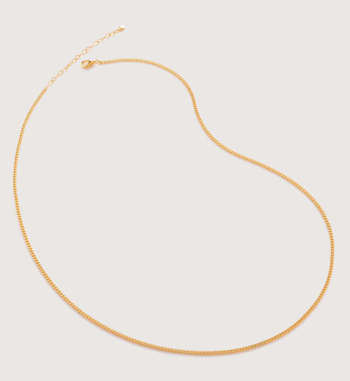 Curb Chain Necklace 46cm-50cm/18-20' | Monica Vinader (US)