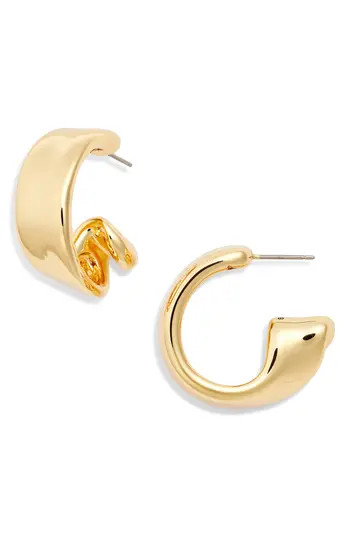 JENNY BIRD Large Aurelia Hoop Earrings in High Polish Gold at Nordstrom Rack | Nordstrom Rack