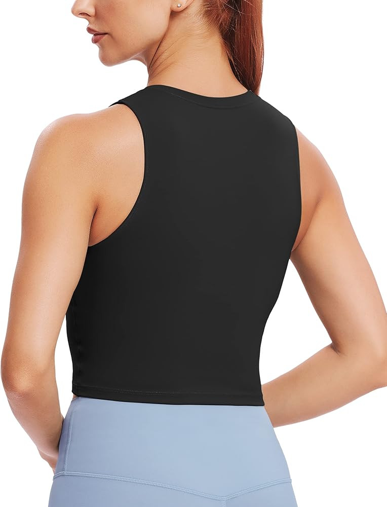 Natural Feelings Nudi Sports Bras for Women Removable Padded Yoga Tank Tops Sleeveless Fitness Wo... | Amazon (US)