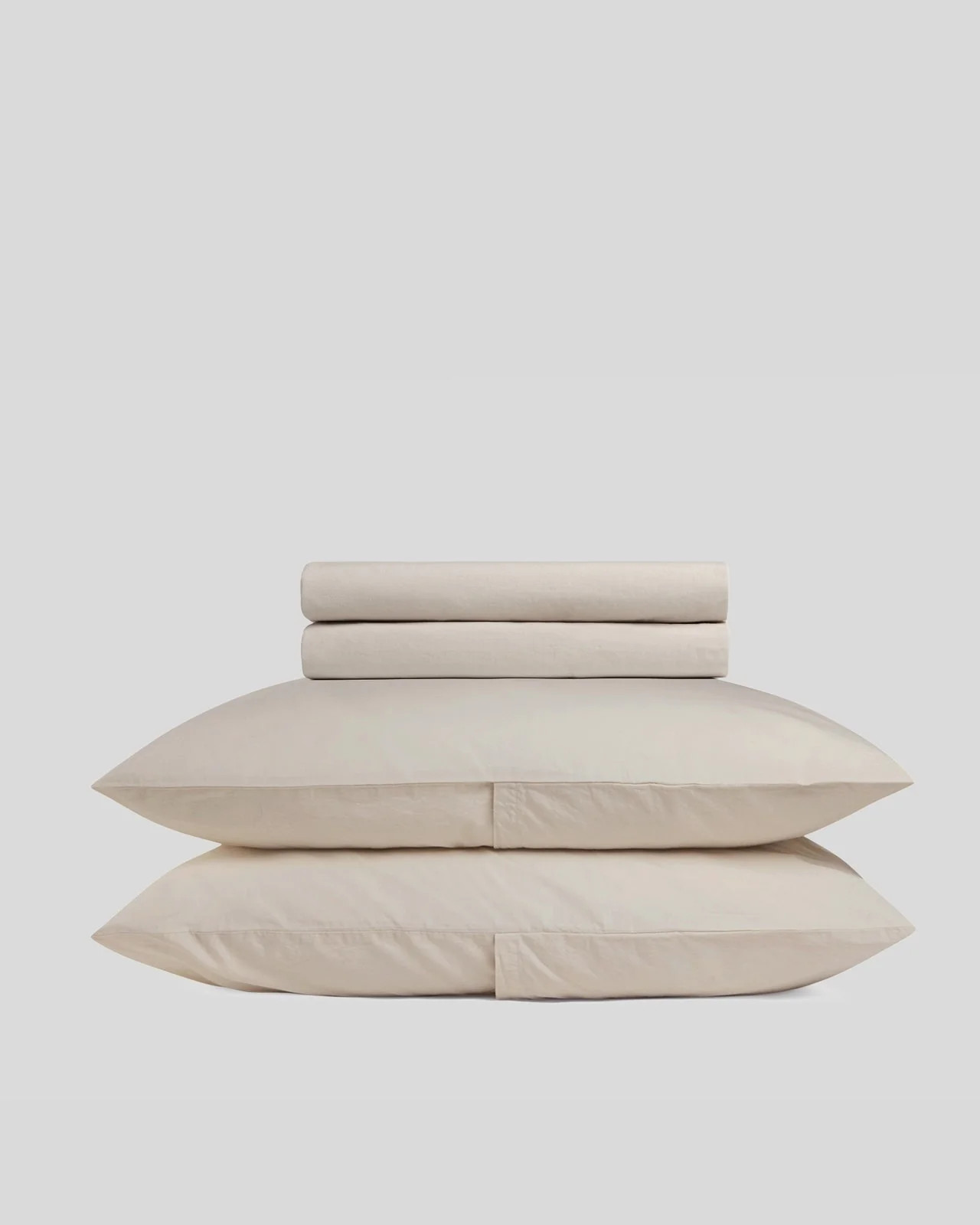 Brushed Cotton Sheet Set - Bone K/CK | Parachute