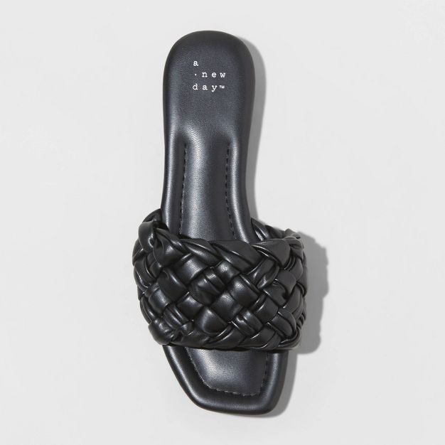 Women's Carissa Woven Slide Sandals - A New Day™ | Target
