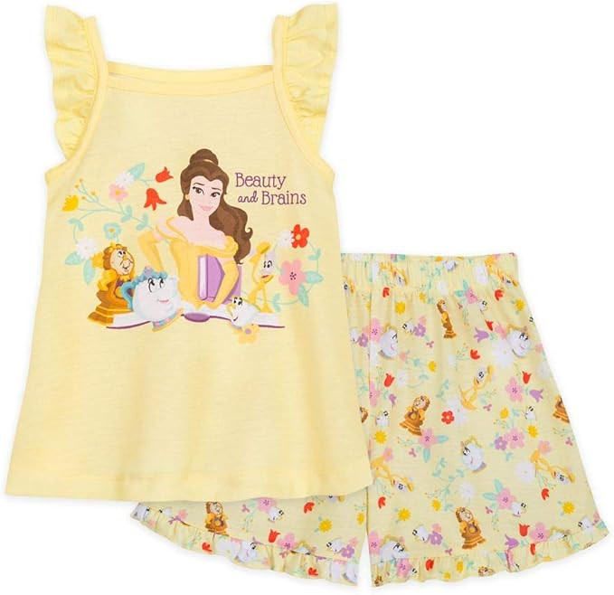 Disney Beauty and The Beast Short Sleep Set for Girls | Amazon (US)