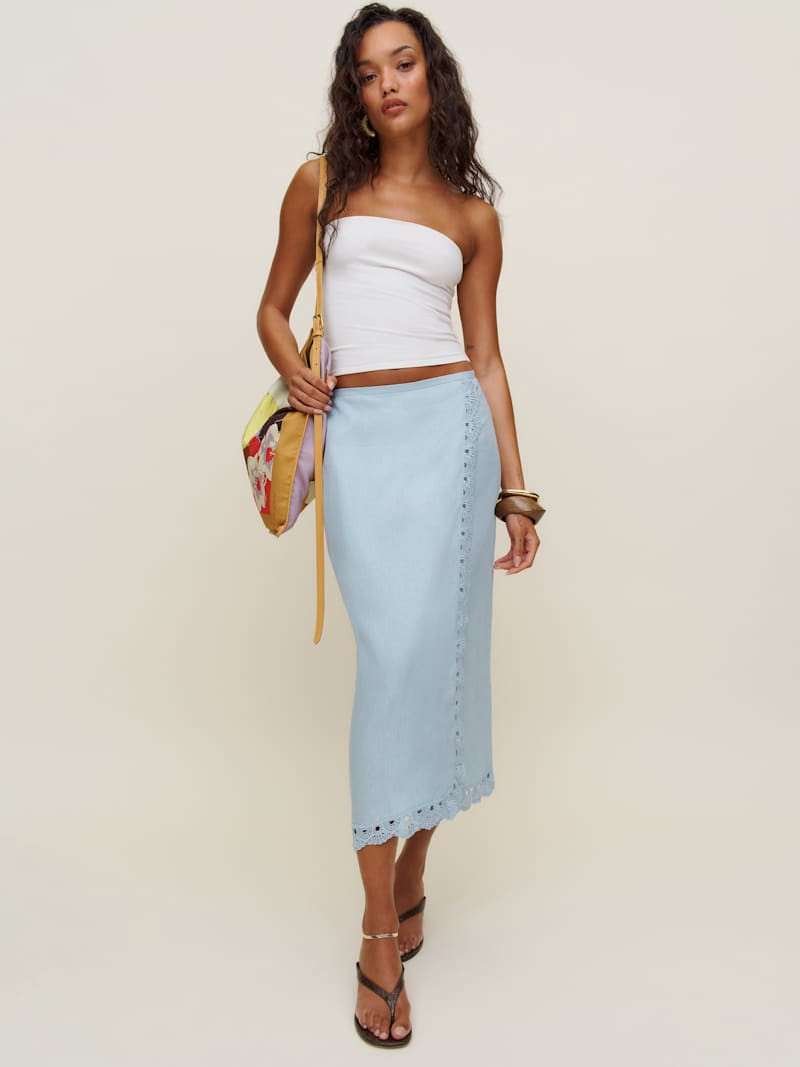 Felicity Linen Skirt | Reformation (Global)