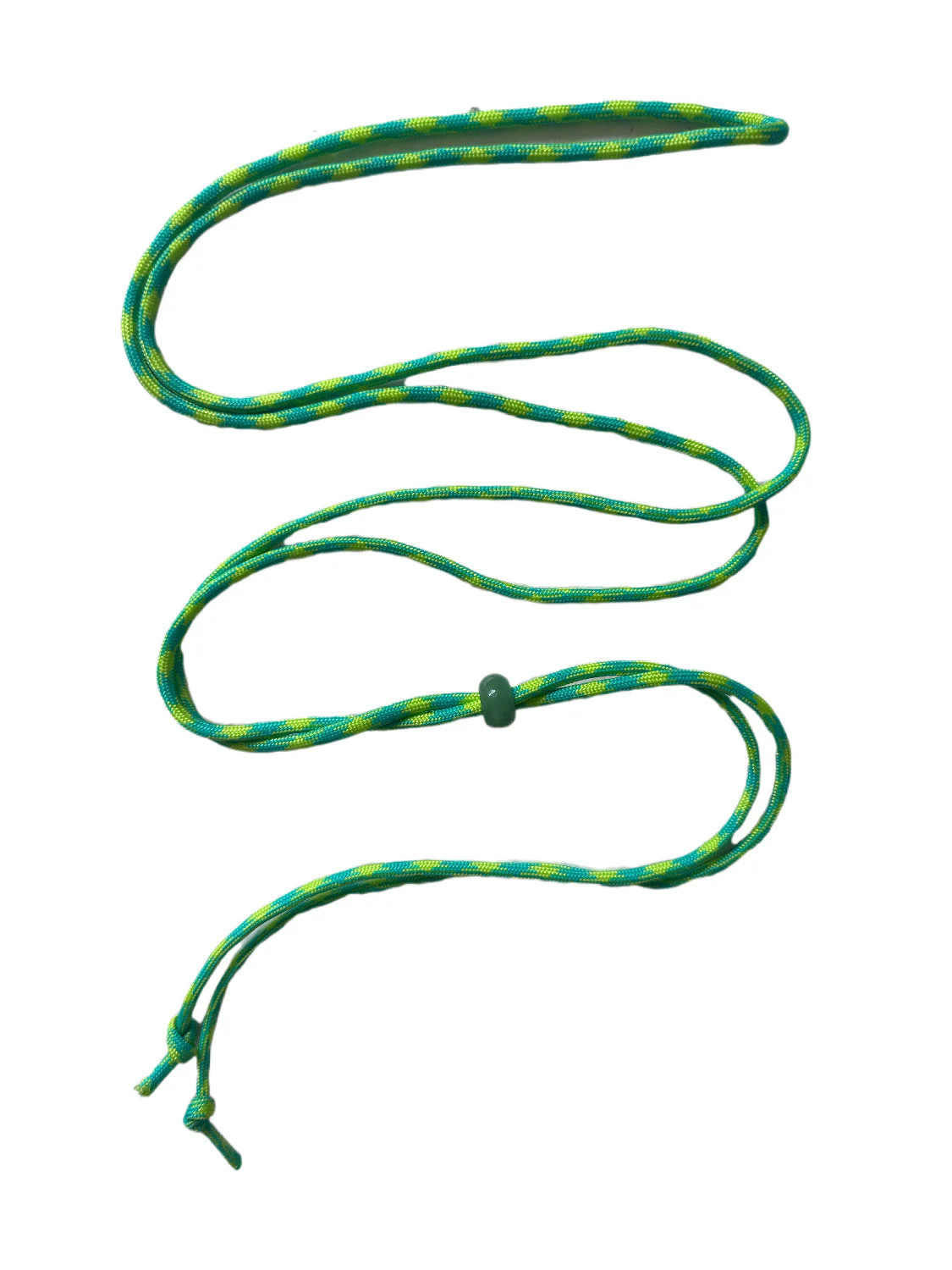 Begonia Sun Hat in Neon Green Lanyard with Jade Toggle | Over The Moon
