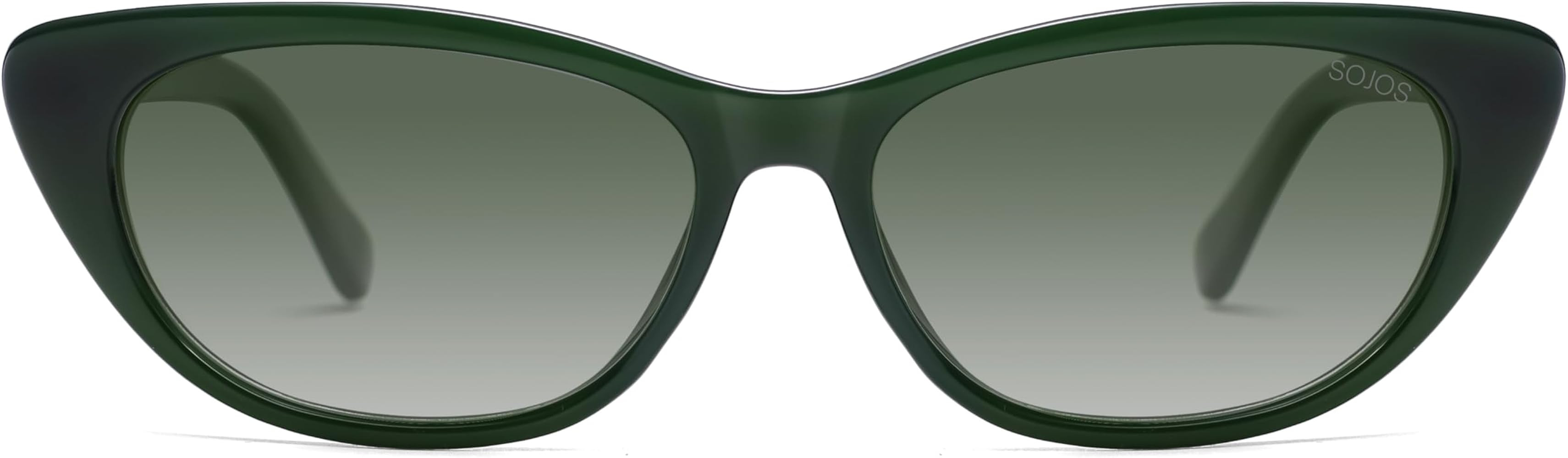SOJOS Retro Polarized Cat Eye Sunglasses for Women Narrow Vintage Shades Trendy Sunnies SJ2396 | Amazon (US)