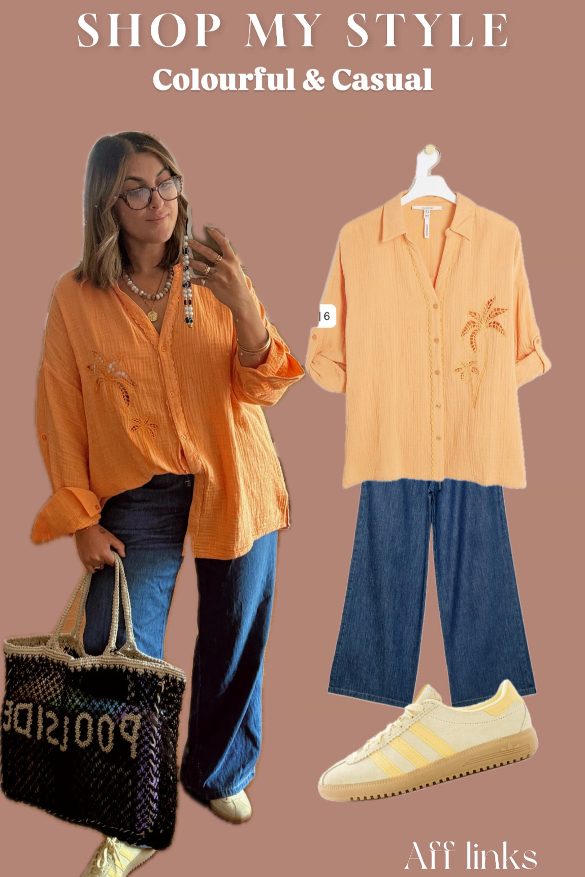 Colourful & casual ~ elasticated waist / oversized 

#LTKsummer #LTKmidsize #LTKuk