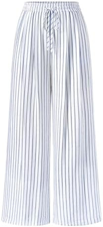 PRETTYGARDEN Womens Pants Elastic Waist Floral Lightweight Palazzo Pants for Women Casual Lounge ... | Amazon (US)