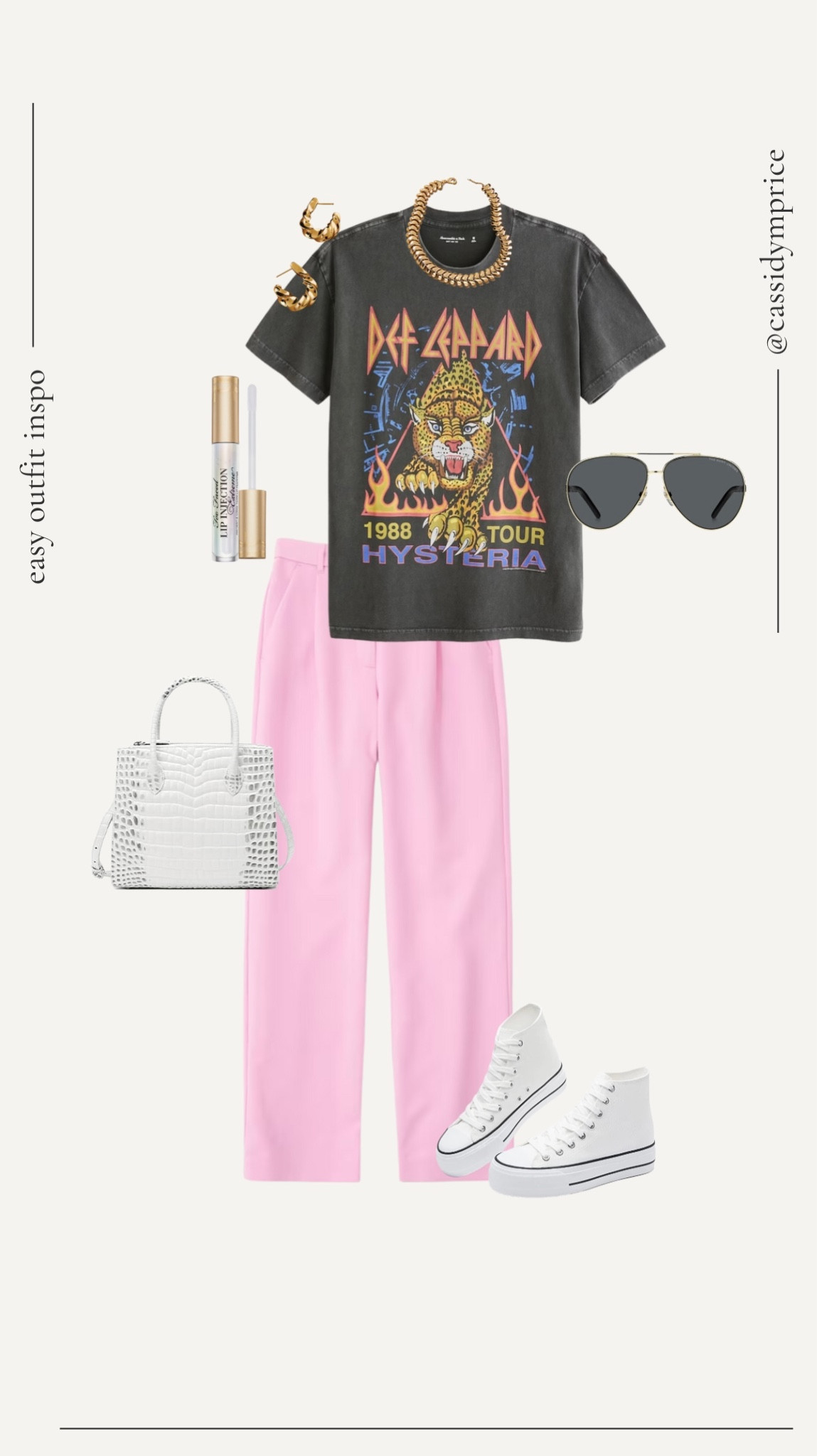 White converse. Tailored pants. Graphic tee outfit  

#LTKunder50 #LTKunder100 #LTKstyletip