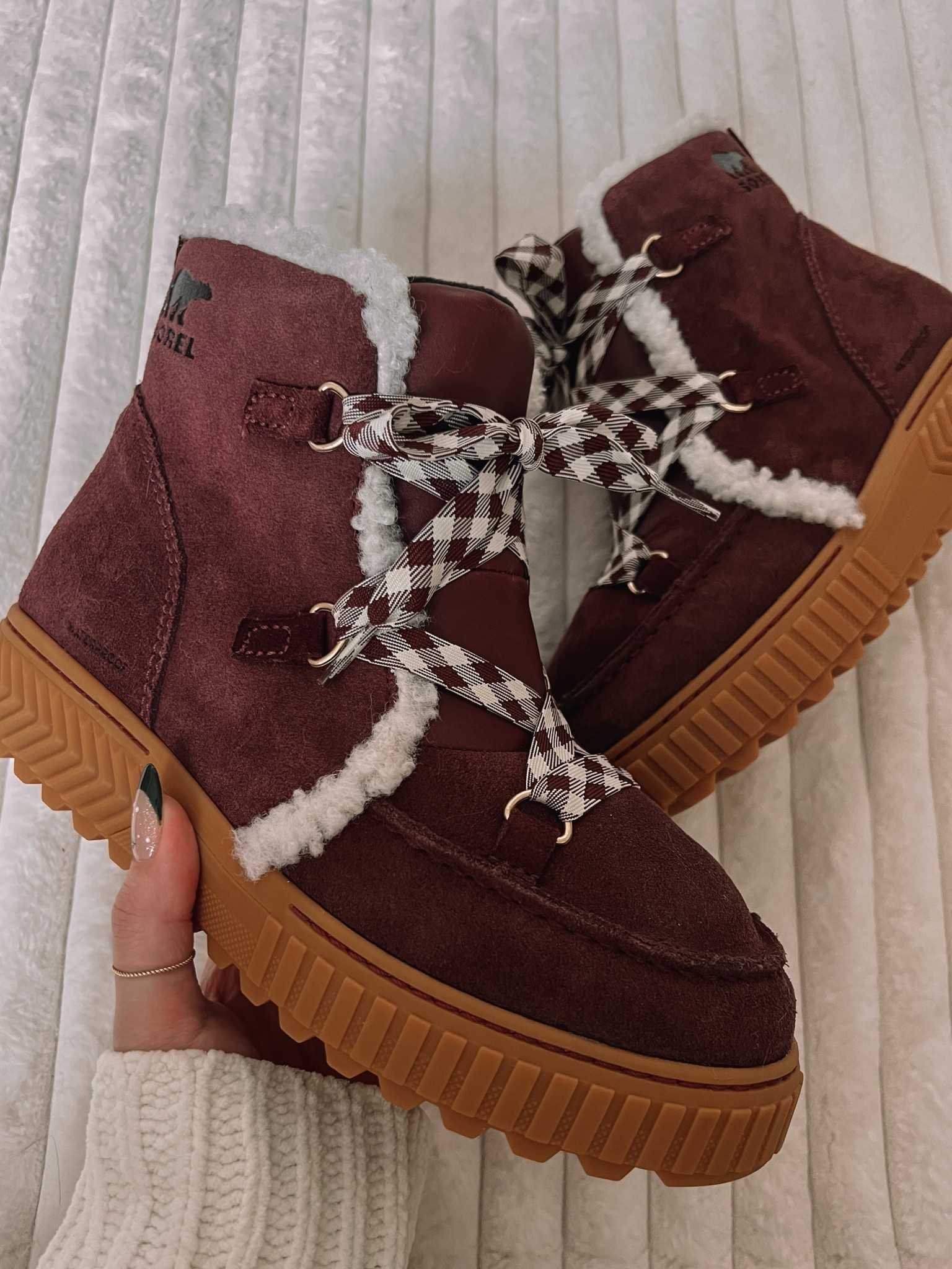 Waterproof Sorel snow boots! These are so warm & cozy and I love the color! I’d say consider sizing up if you plan to wear thick socks. I went by their size chart and got my usual 9.5 and they’re slightly snug
Winter boots, winter fashion 


#LTKwinter #LTKshoes