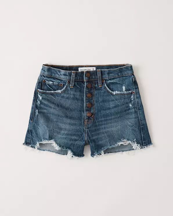 High Rise Mom Shorts | Abercrombie & Fitch (US)