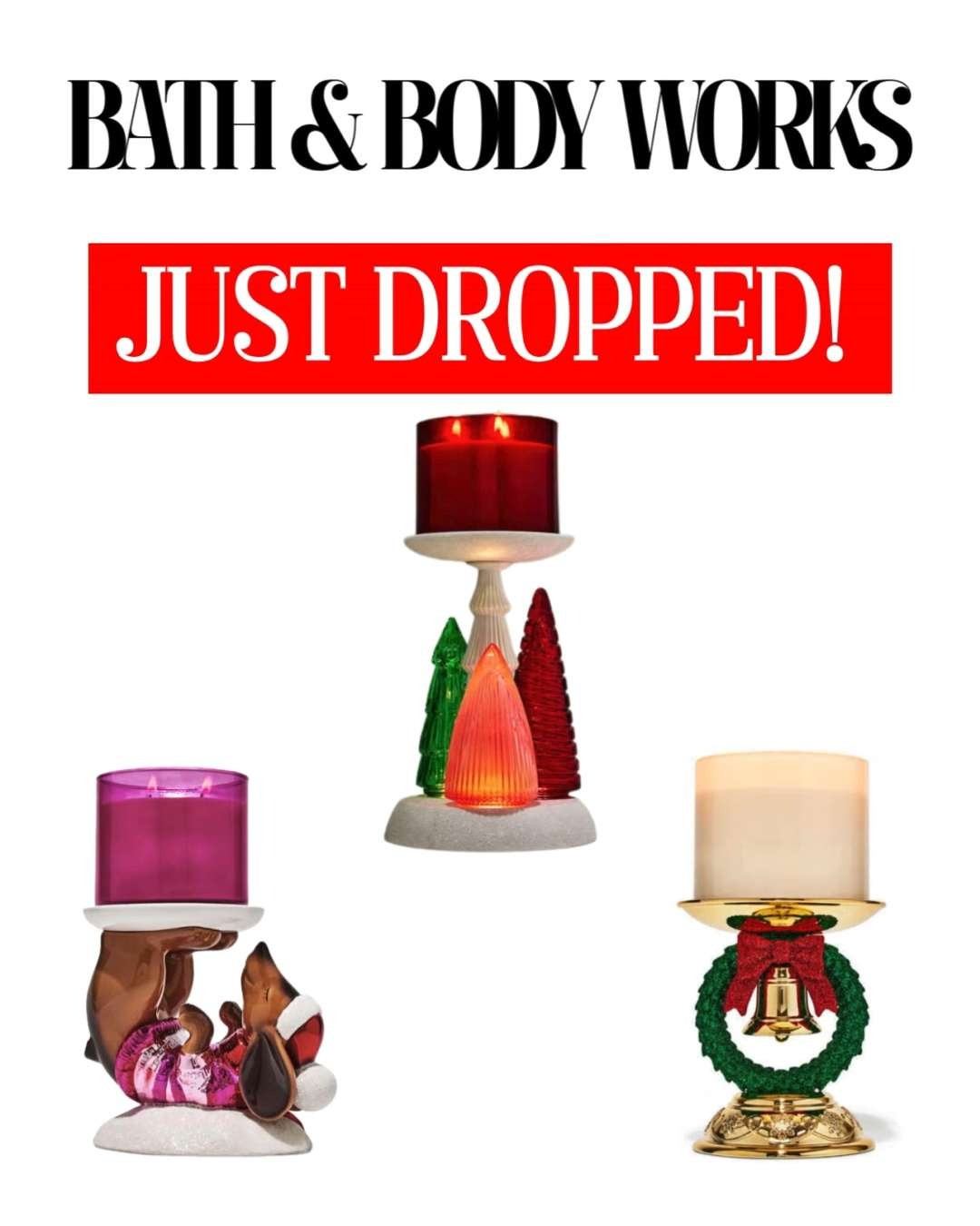 These festive candle holders are seriously the cutest holiday accents! 🎄✨ They add instant sparkle, charm, and cozy vibes to any space. Perfect for dressing up your home or gifting to someone who loves all things seasonal and adorable! 🕯️💖




#LTKFinds
#LTKDecor 

 

#LTKHoliday #LTKHome #LTKSeasonal #LTKGiftGuide #LTKSeasonal #LTKSaleAlert