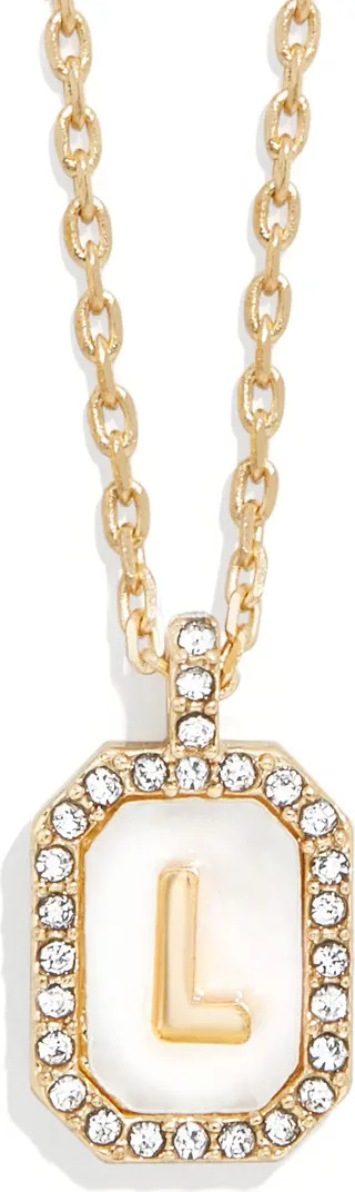 BaubleBar Initial Pendant Necklace | Nordstrom | Nordstrom