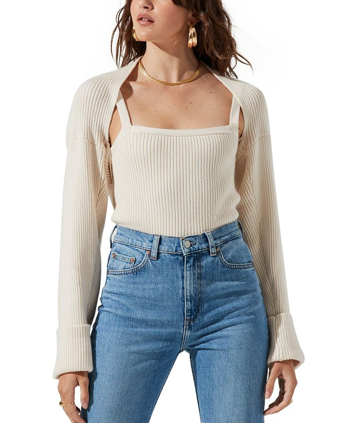 ASTR the Label Yara Sweater Set & Reviews - Tops - Women - Macy's | Macys (US)
