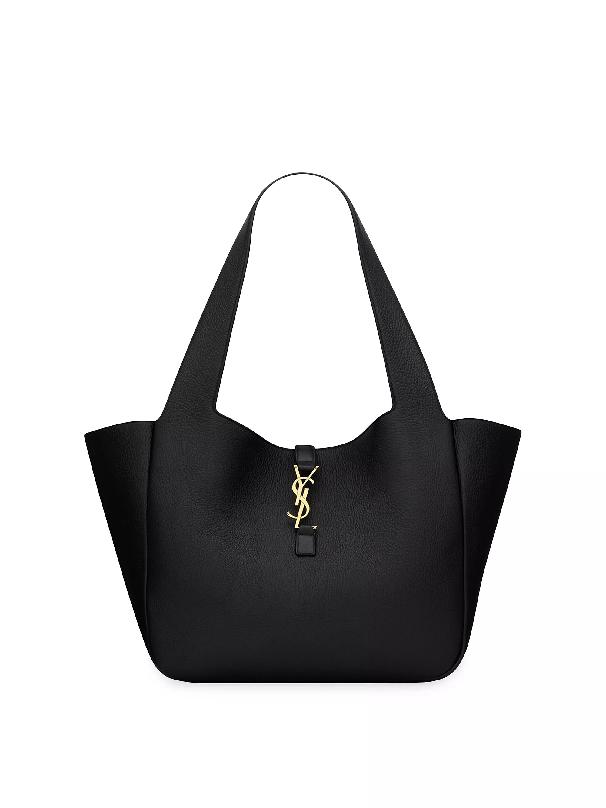 Shop Saint Laurent Bea Tote Bag in Grained Leather | Saks Fifth Avenue | Saks Fifth Avenue