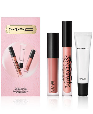 MAC 3-Pc. Cheers To You! Lipglass Set & Reviews - Makeup - Beauty - Macy's | Macys (US)