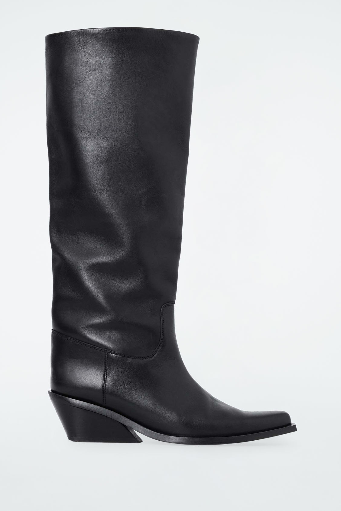 KNEE-HIGH LEATHER COWBOY BOOTS | COS (US)