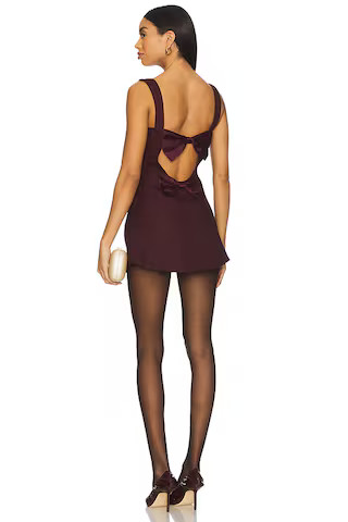 MORE TO COME Oriana Mini Dress in Plum from Revolve.com | Revolve Clothing (Global)