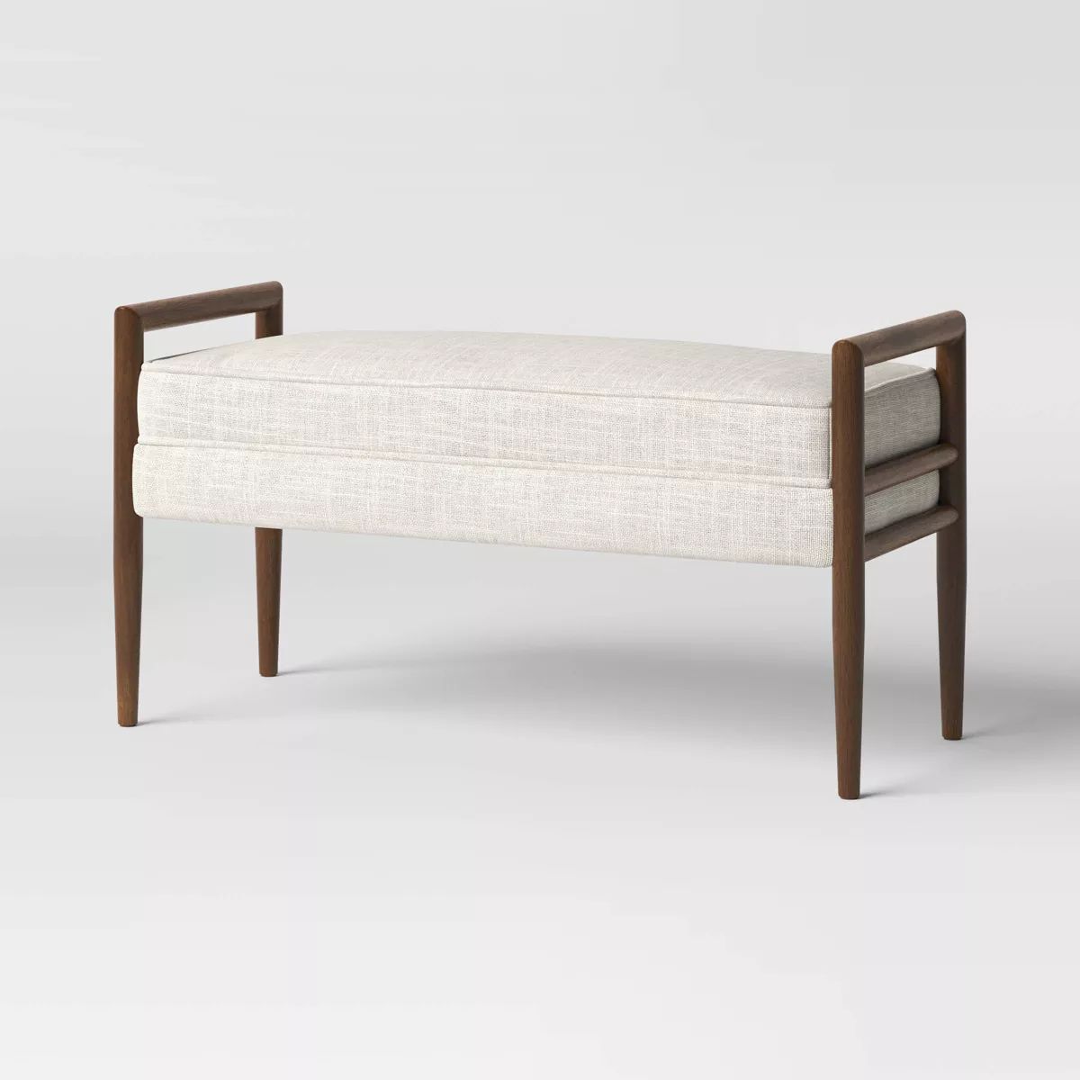 Wood Framed Upholstered Bench Natural - Threshold™ | Target