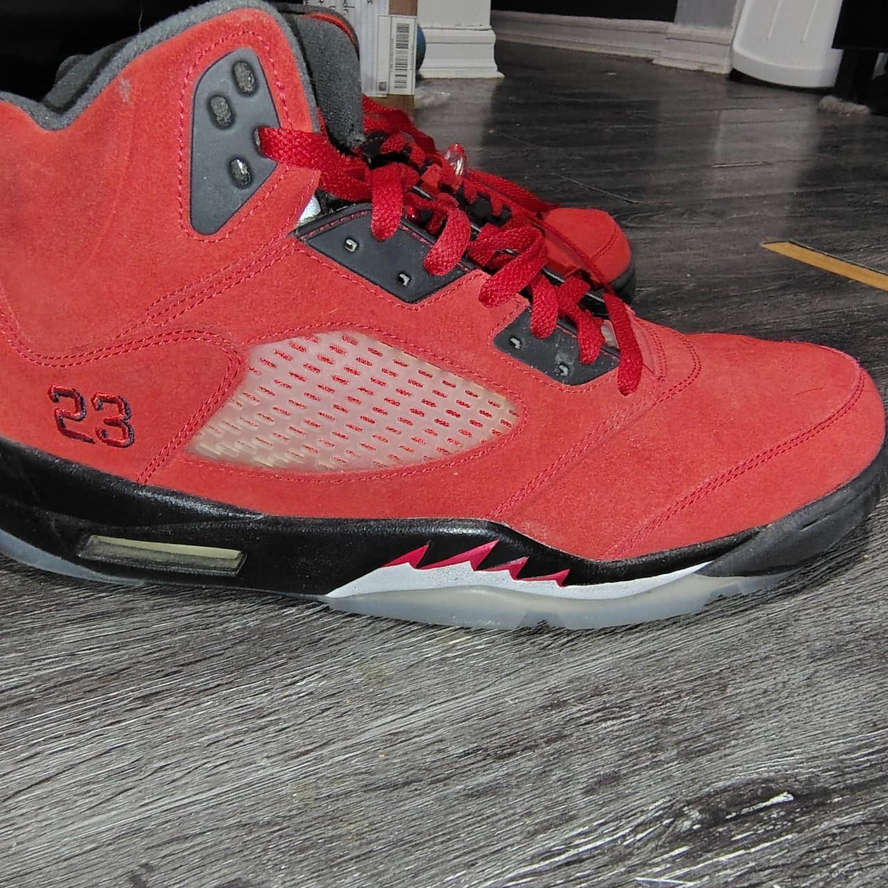 Jordan Men's Sneakers - Red - US 14 | Depop US