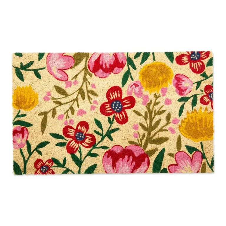 Bright Blossom Doormat 17x29 - Walmart.com | Walmart (US)