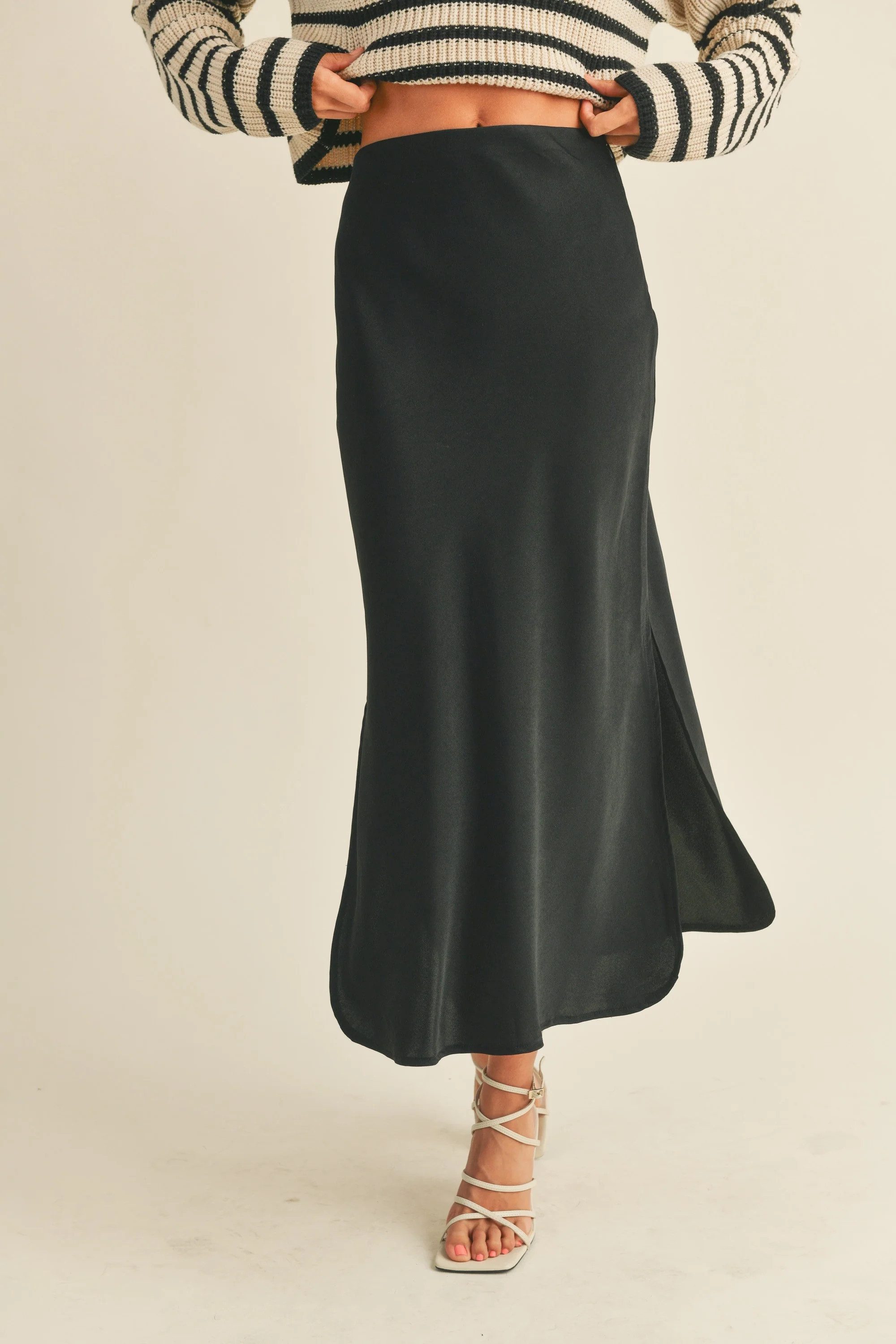 Sam Satin Skirt | FEHRNVI