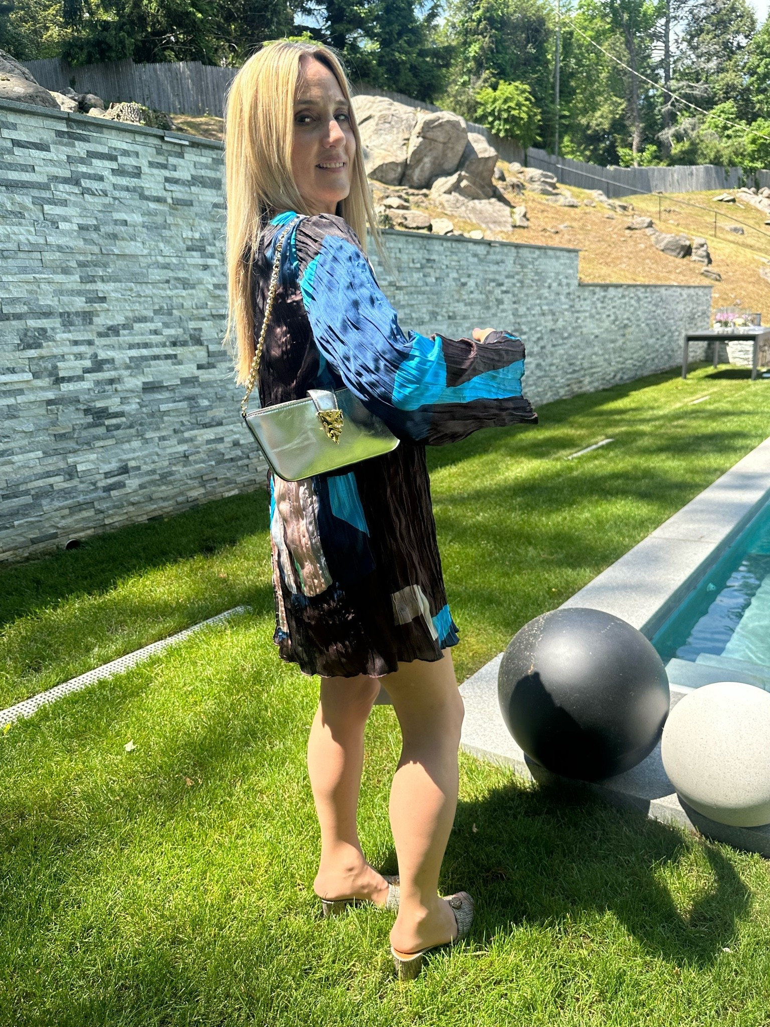 A fun look with this Staud dress and Alexis Bittar bag. Wearing a trusted pair of Kurt Geigers that I’ve had for a few years.

#LTKdayinmylife #LTKootd