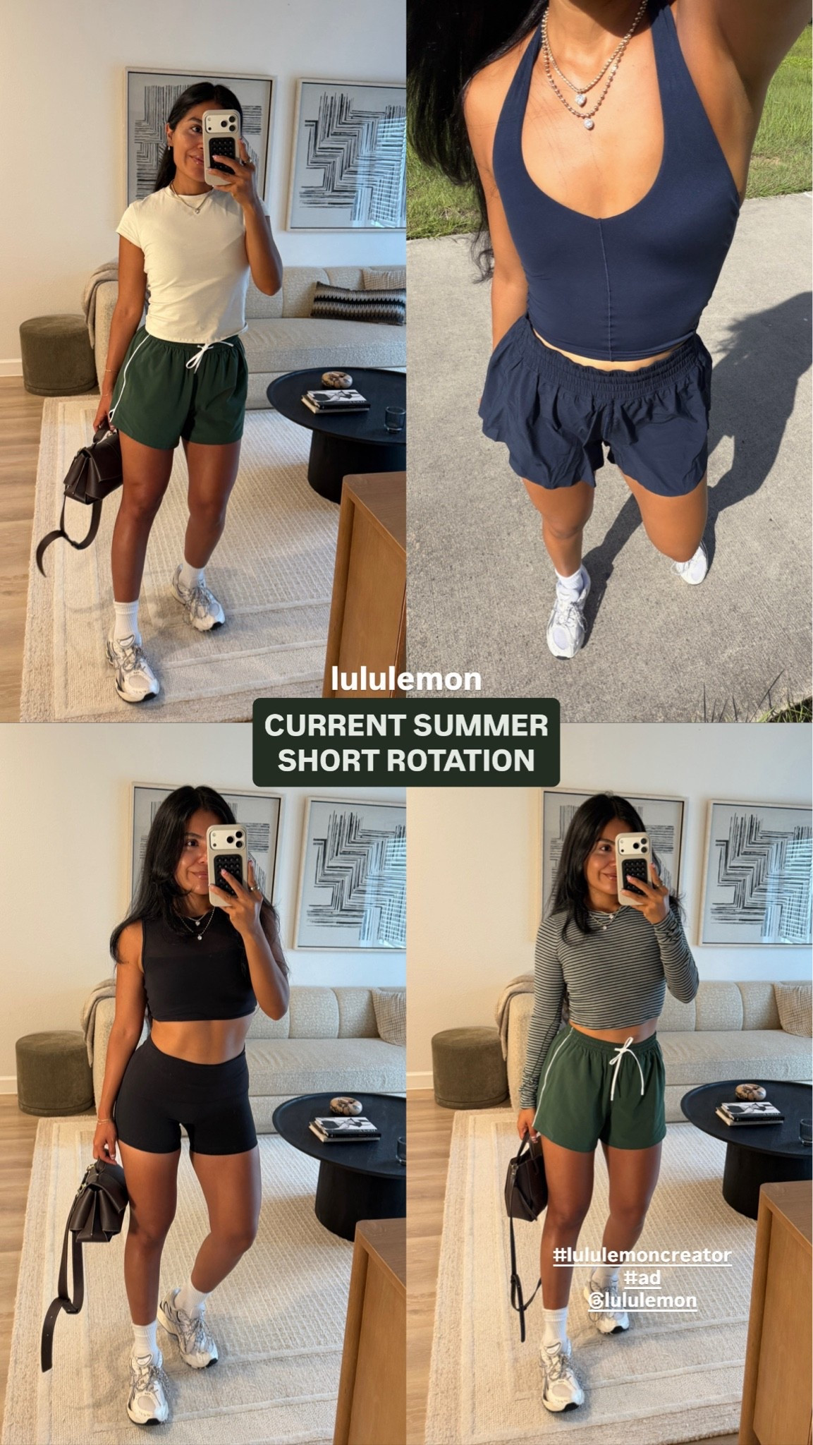 @lululemon summer uniforms unlocked ☀️ current short rotation + how i'm styling them this season #lululemoncreator #ad #liketkit