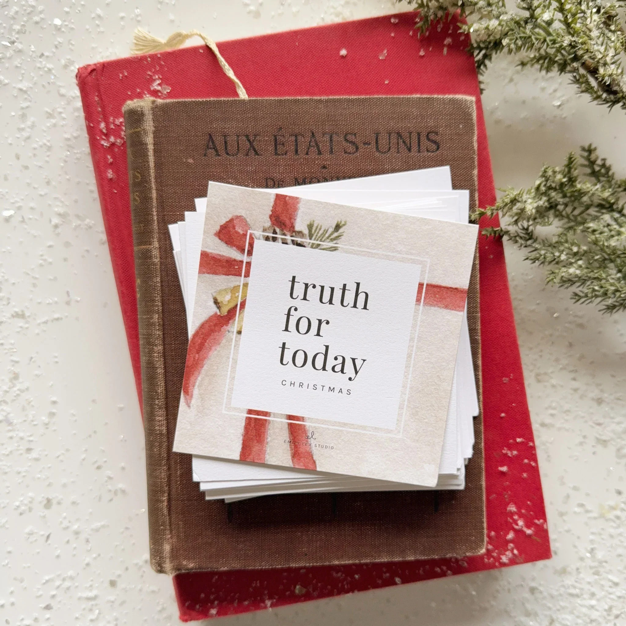 christmas gift truth for today cards | Emily Lex Studio