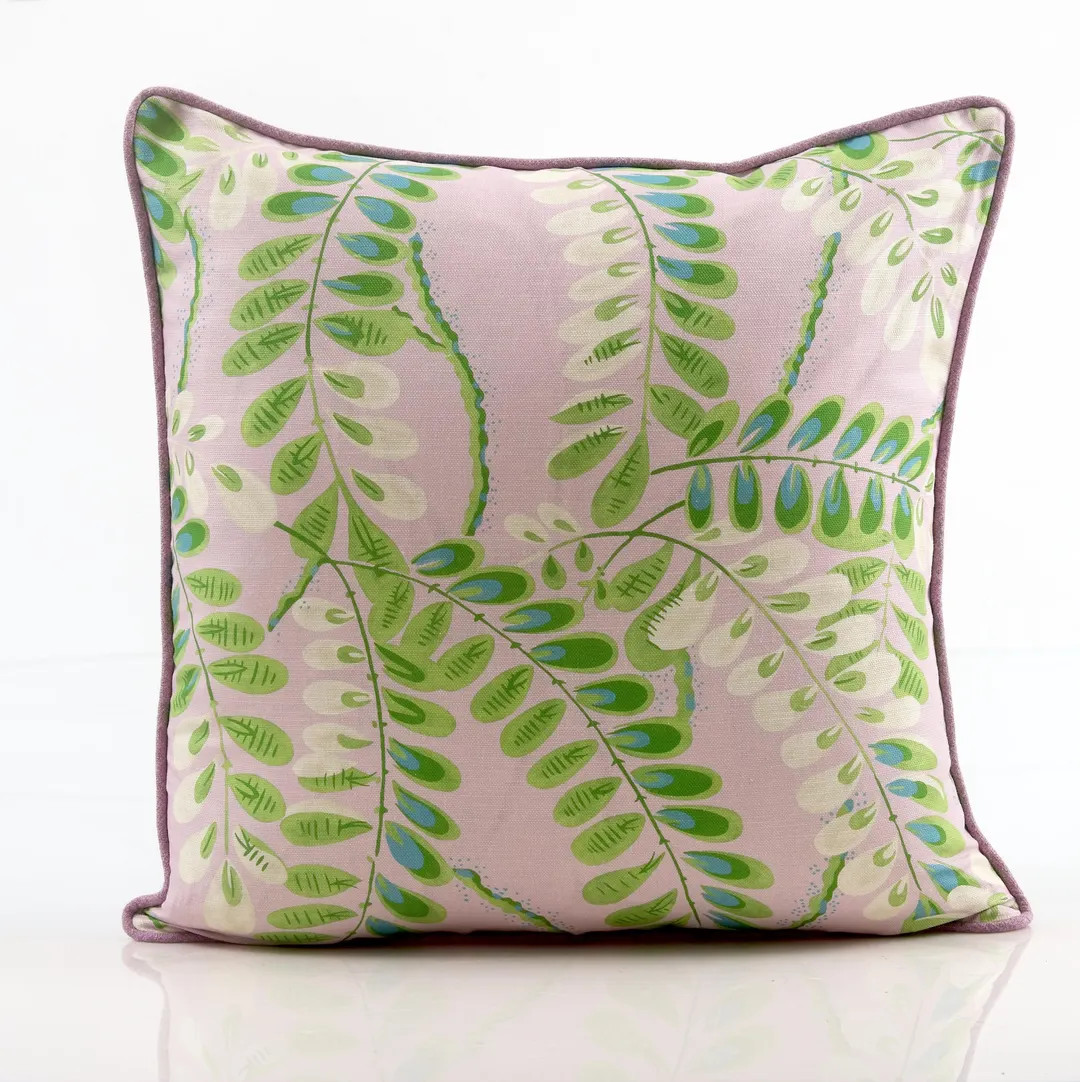 Thibaut Augusta  pillow cover in lavender, purple accent pillow cover, lavender signer pillow cov... | Etsy (US)