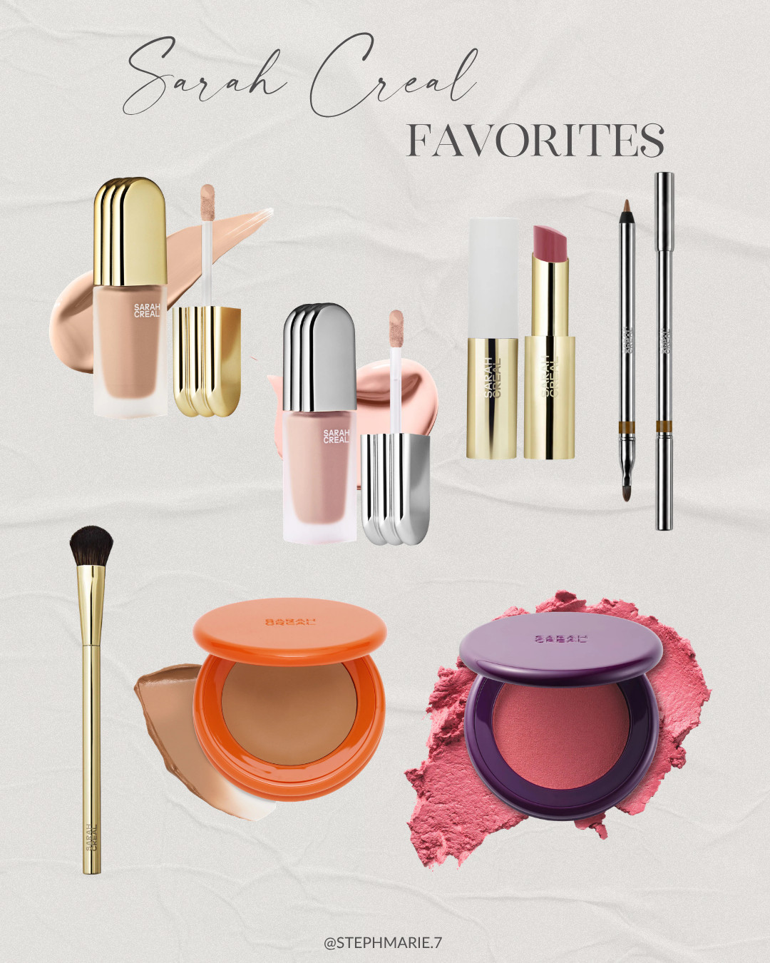 My Sarah Creal makeup favorites! This brand has quickly become a favorite - all of their formulas work SO well for mature over 40 skin! 

 #LTKSeasonal #LTKOver40 #LTKBeauty